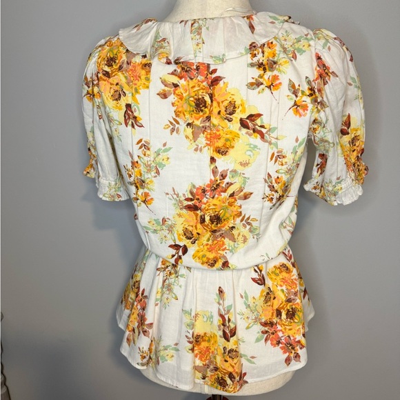 LC Lauren Conrad Ruffle Front Top - Picture 4 of 7